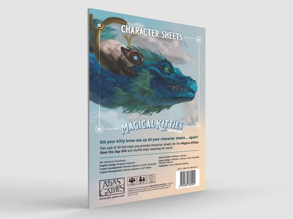 Character Sheets Magical Kitties Save The Day 2E image 0